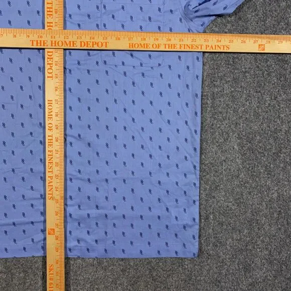 Polo Ralph Lauren All Over Print PRL Monogram Woven Pajama Shirt Adult Medium - Picture 12 of 16